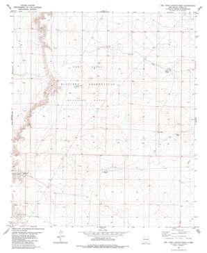 Owl Tank Canyon East USGS topographic map 32105b7
