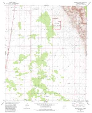Deadman Canyon USGS topographic map 32105f8