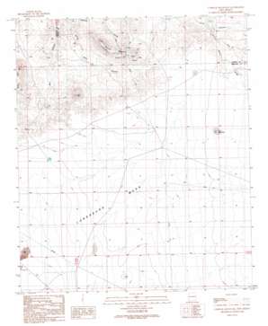 Caprock Mountain USGS topographic map 32108e7