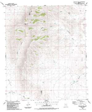Whitlock Peak USGS topographic map 32109e2