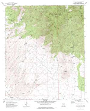 Blue Jay Peak topo map