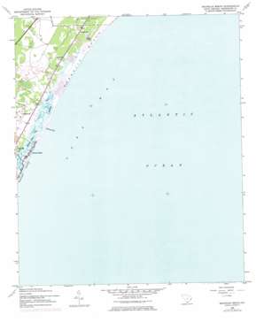 Magnolia Beach USGS topographic map 33079d1