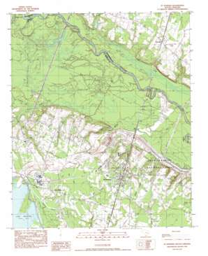Saint Stephen USGS topographic map 33079d8