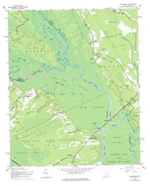 Yauhannah USGS topographic map 33079f2