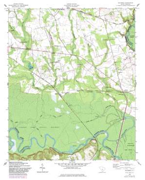 Wateree USGS topographic map 33080g6