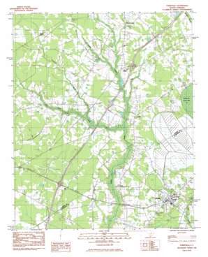 Turbeville USGS topographic map 33080h1