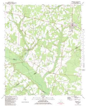 Barnwell USGS topographic map 33081a1