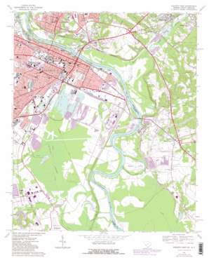 Augusta East USGS topographic map 33081d8