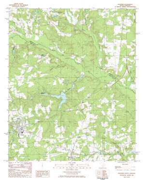 Wagener USGS topographic map 33081f3