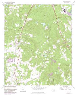 Gaston USGS topographic map 33081g1