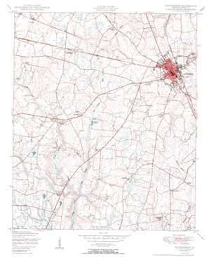 Waynesboro USGS topographic map 33082a1