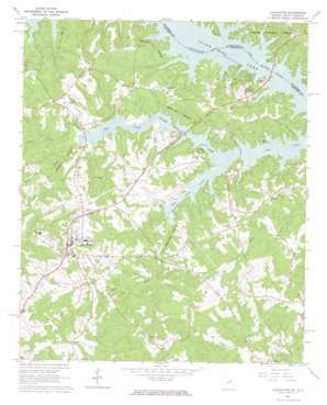Lincolnton USGS topographic map 33082g4