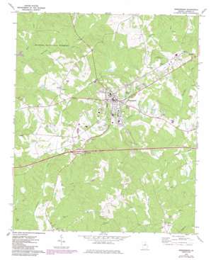 Greensboro USGS topographic map 33083e2