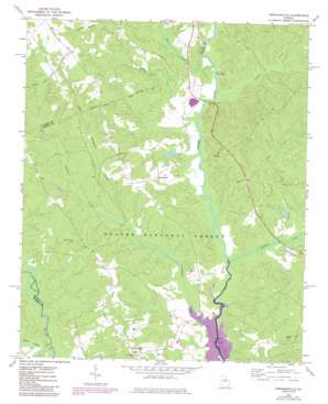 Greshamville USGS topographic map 33083f3