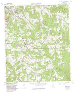 Orchard Hill topo map
