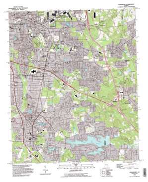 Jonesboro USGS topographic map 33084e3