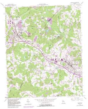 Conyers USGS topographic map 33084f1