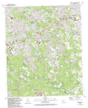 Snellville USGS topographic map 33084g1