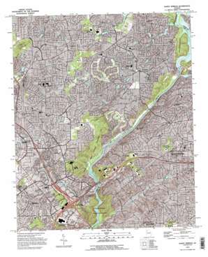 Sandy Springs USGS topographic map 33084h4
