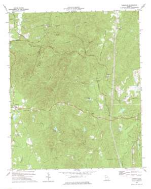 Rockmart South USGS topographic map 33084h8