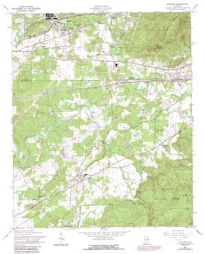 Munford USGS topographic map 33085e8
