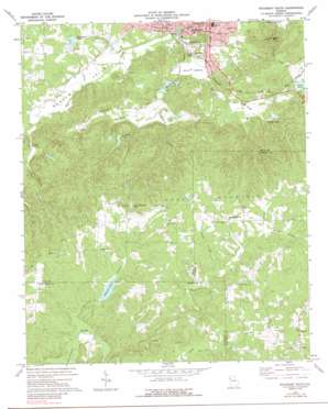 Rockmart South USGS topographic map 33085h1