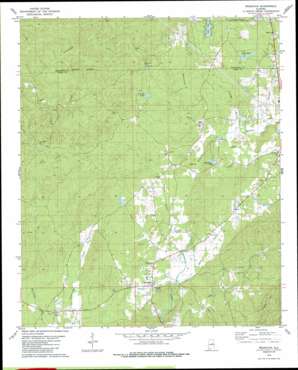 Weogufka USGS topographic map 33086a3