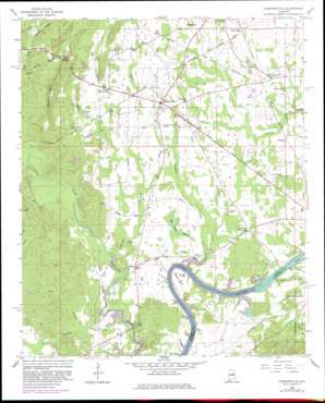 Harpersville USGS topographic map 33086c4
