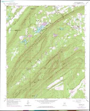 Vandiver USGS topographic map 33086d5