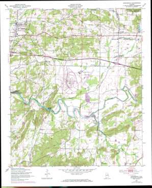 Eastaboga USGS topographic map 33086e1