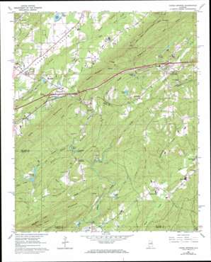 Cooks Springs USGS topographic map 33086e4