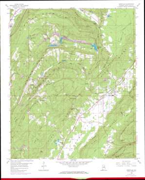 Odenville topo map