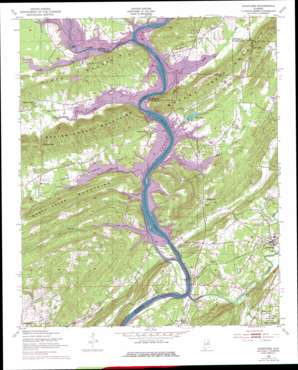 Ohatchee USGS topographic map 33086g1