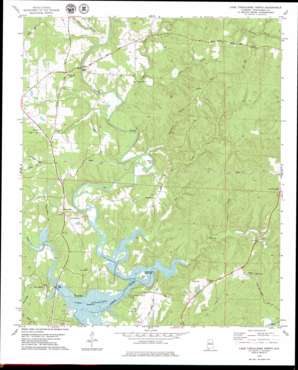 Lake Tuscaloosa North USGS topographic map 33087d5