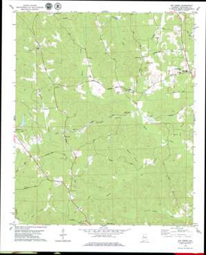 Gin Creek USGS topographic map 33087d6