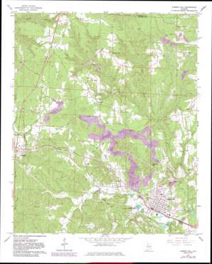 Carbon Hill topo map