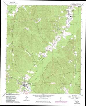 Carrollton USGS topographic map 33088c1