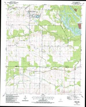 Trinity USGS topographic map 33088c4