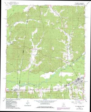 Sulligent USGS topographic map 33088h2