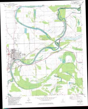 Belzoni USGS topographic map 33090b4