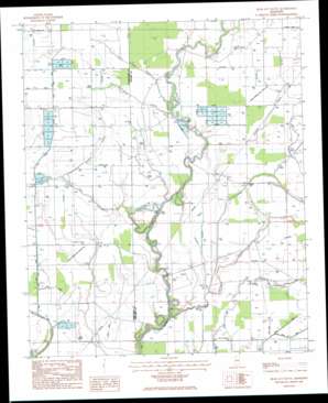 Bear Gut Bayou USGS topographic map 33090e4