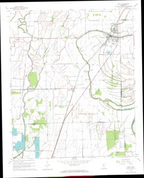 Shaw USGS topographic map 33090e7