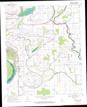 Beulah USGS topographic map 33090g8