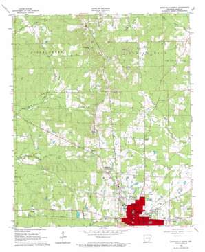 Monticello North USGS topographic map 33091f7