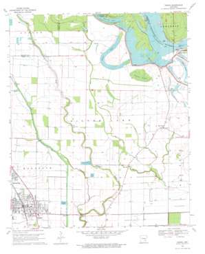 Dumas USGS topographic map 33091h4