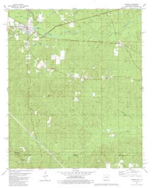 Strong USGS topographic map 33092a3