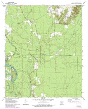 Ouachita USGS topographic map 33092g7