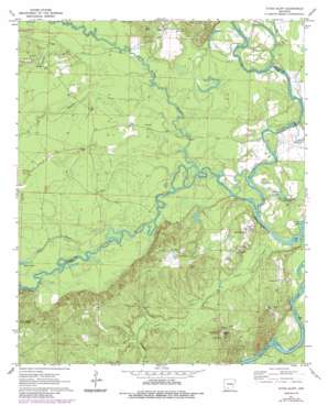 Tates Bluff USGS topographic map 33092g8