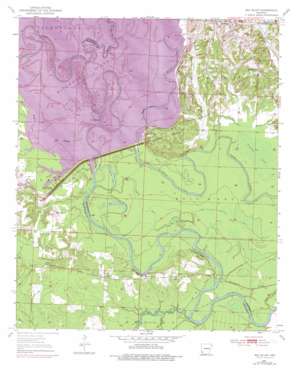 Red Bluff topo map