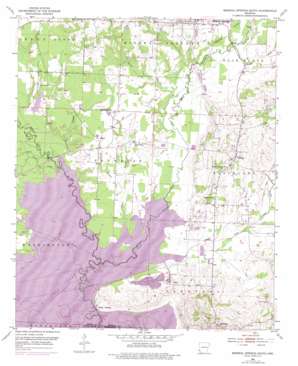Mineral Springs South topo map